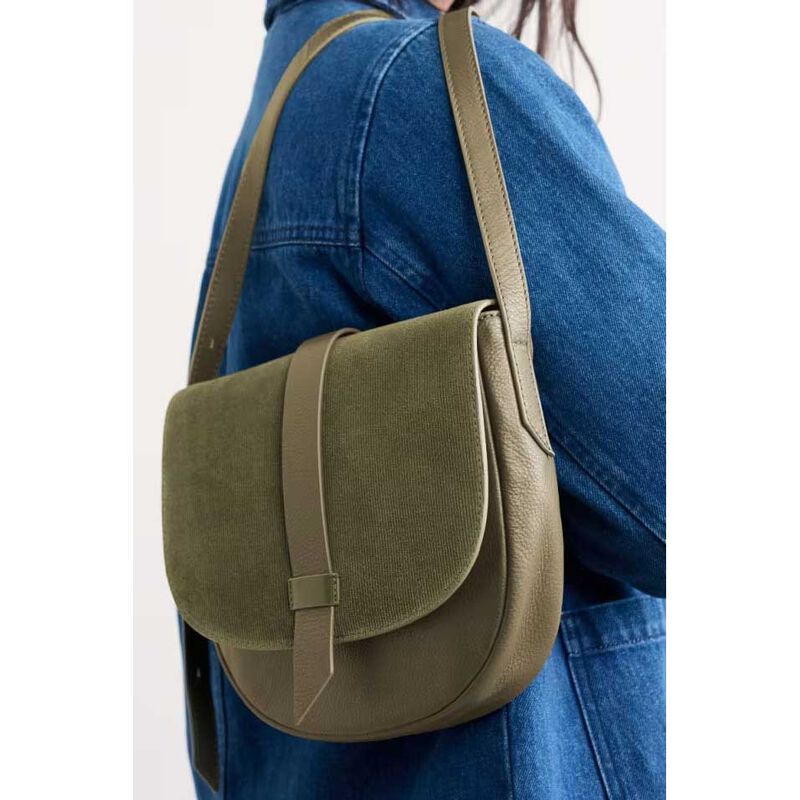 Seasalt Cornwall Bellevalia Cross Body Bag Rich Olive image number 3