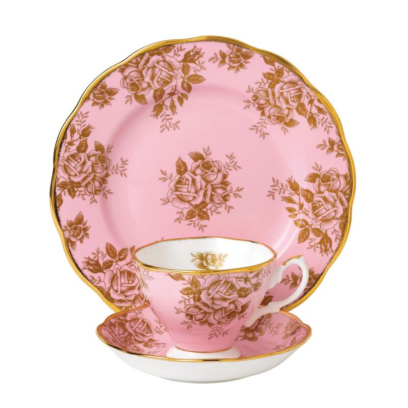 Royal Albert 100 Years Teaware Teacup, Saucer, Plate 1960 image number 0