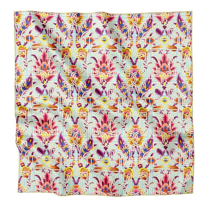 Artifact Pomona Mosaic Square Silk Scarf image number 0