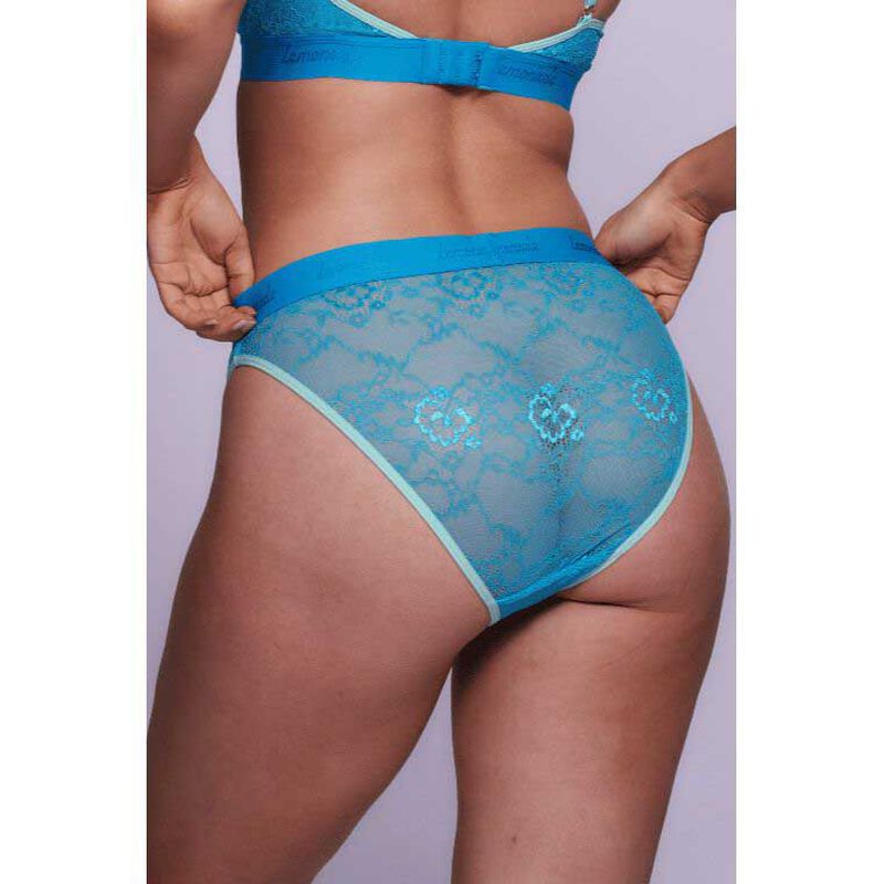 Lemonade Dolls Signature Lace Brief - Hawaiian Blue image number 1