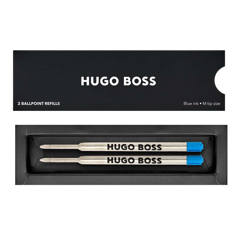 Hugo Boss Ballpoint Meta Lrefill Blue 2Pk image number 1