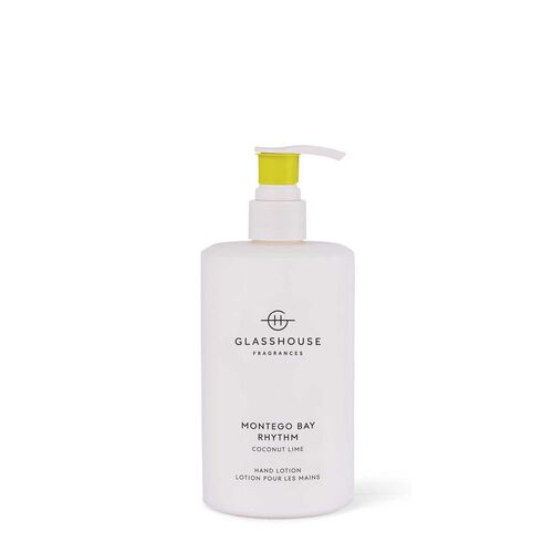 Glasshouse Fragrances 450ml Hand Lotion - Montego Bay Rhythm