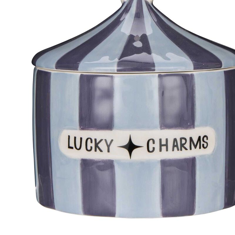 Emporium Lucky Charms Canister - Light Blue & Dark Blue image number 2