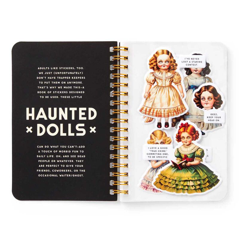 Brass Monkey Haunted Dolls Sticker Book image number 1