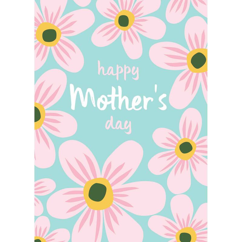 Image Gallery Mum Pink Flowers Mother's Day Card image number 0