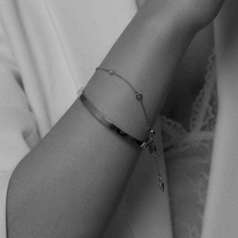Silk & Steel Voyage Bangle image number 1