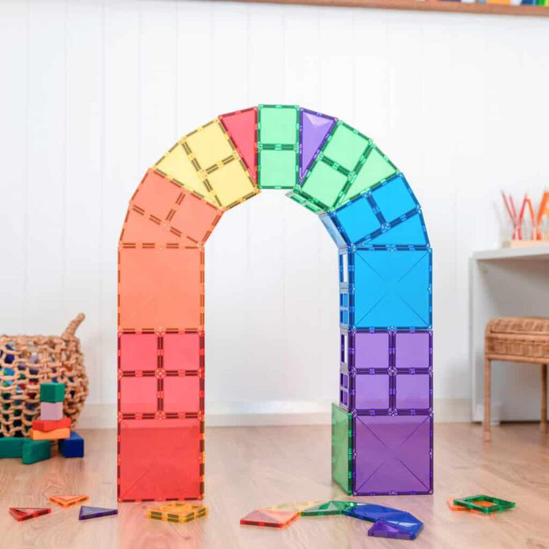 Connetix Tiles Rainbow Starter Pack 60 Pc image number 2