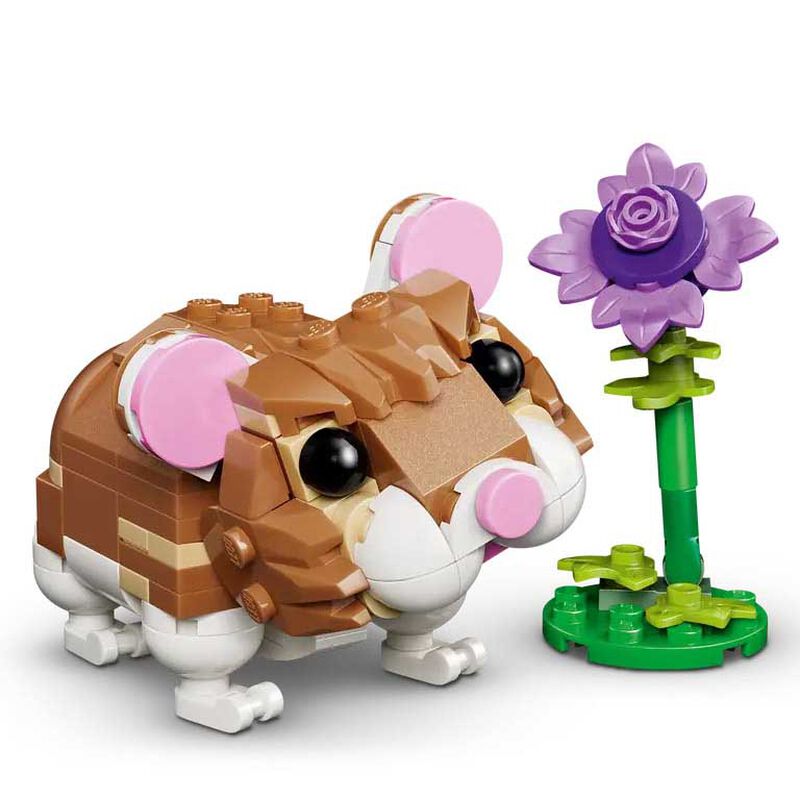 LEGO Creator Cute Hamster with a Flower image number 3