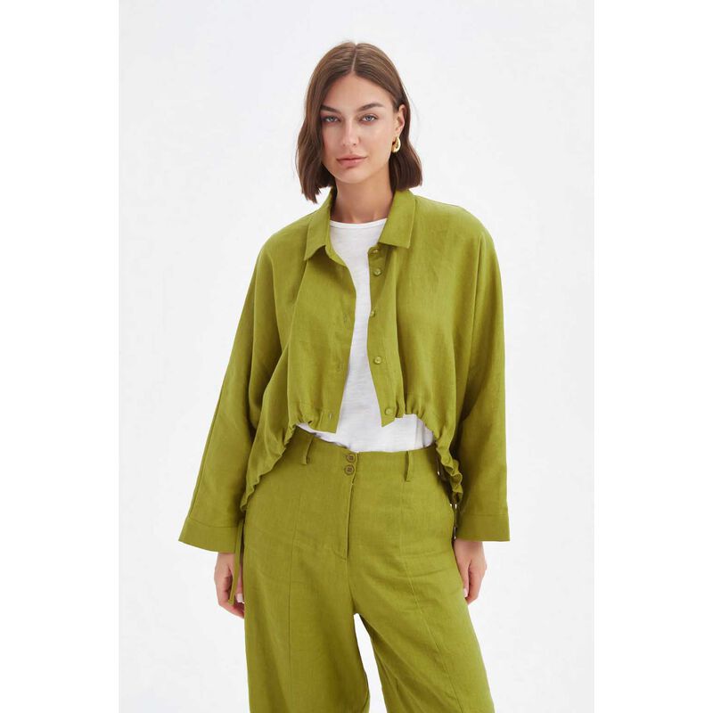 TIRELLI Wide Crop Overshirt image number 6