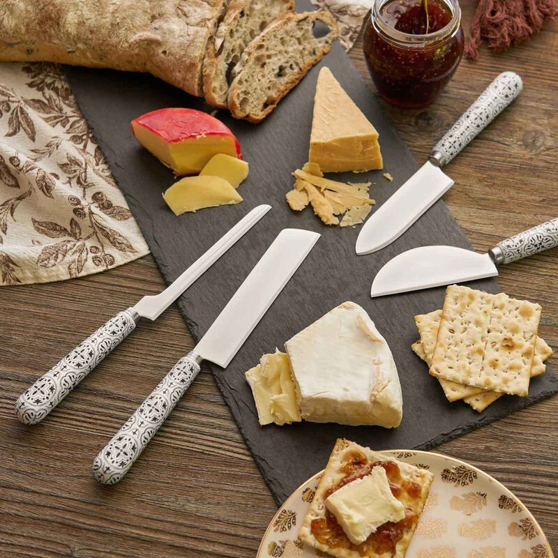 Tiles Cheese Knife Set By Twine&reg; image number 1