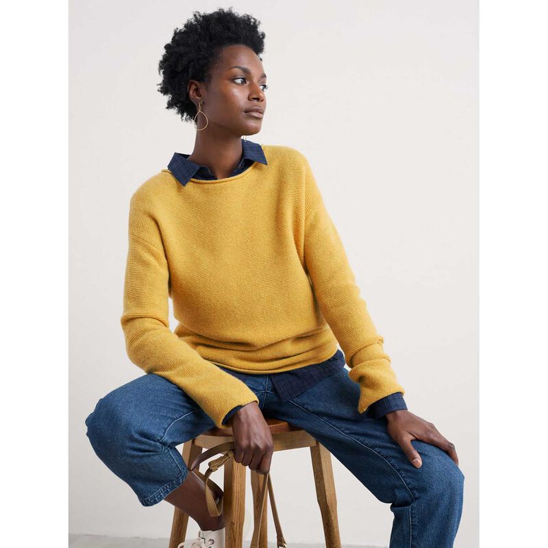 Seasalt Cornwall Fruity Jumper II Hay image number 2
