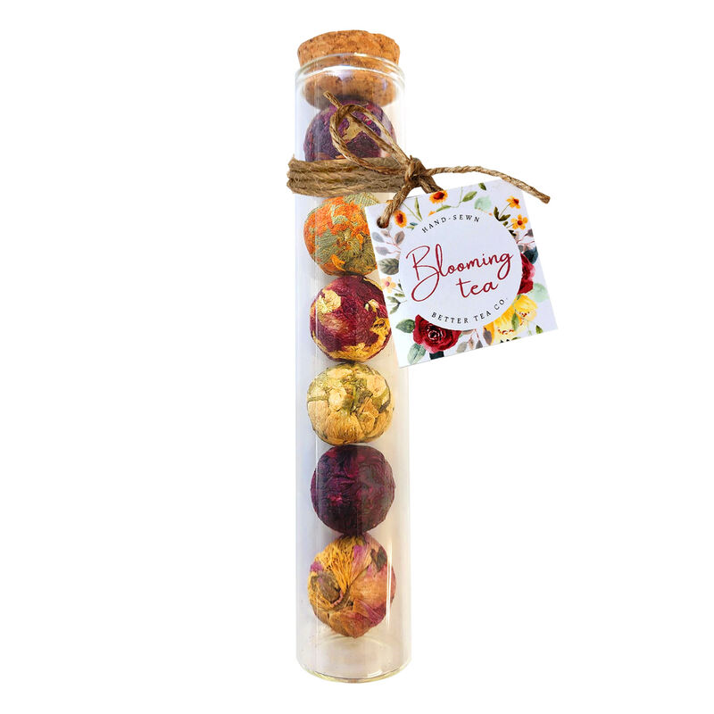 Better Tea Co. Blooming Tea Balls in Glass Tube 6 x 6g image number 2