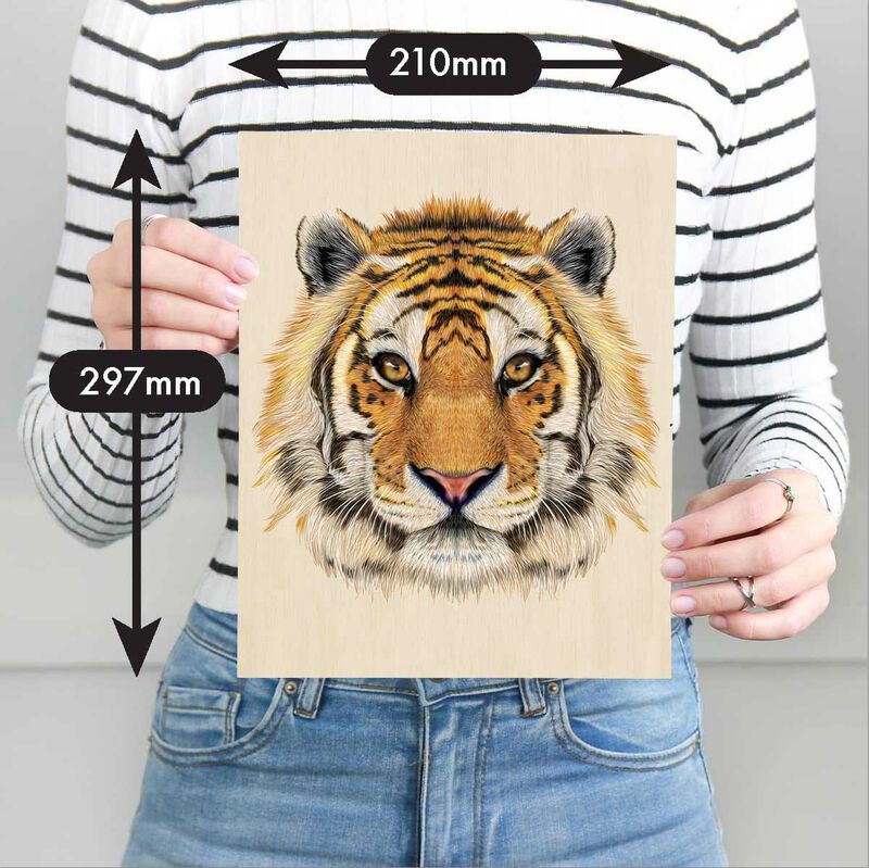 Puzzle Master Tiger 2.0 Series 4 Wooden 130 Piece Puzzle image number 1