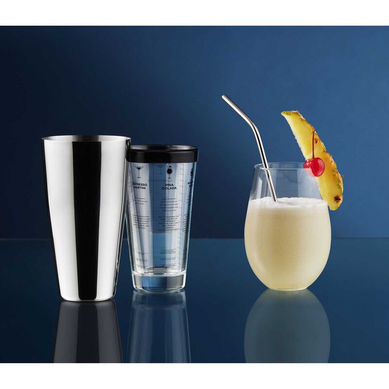 Maxwell & Williams Cocktail & Co Glass Cocktail Recipe Shaker 680ml image number 3