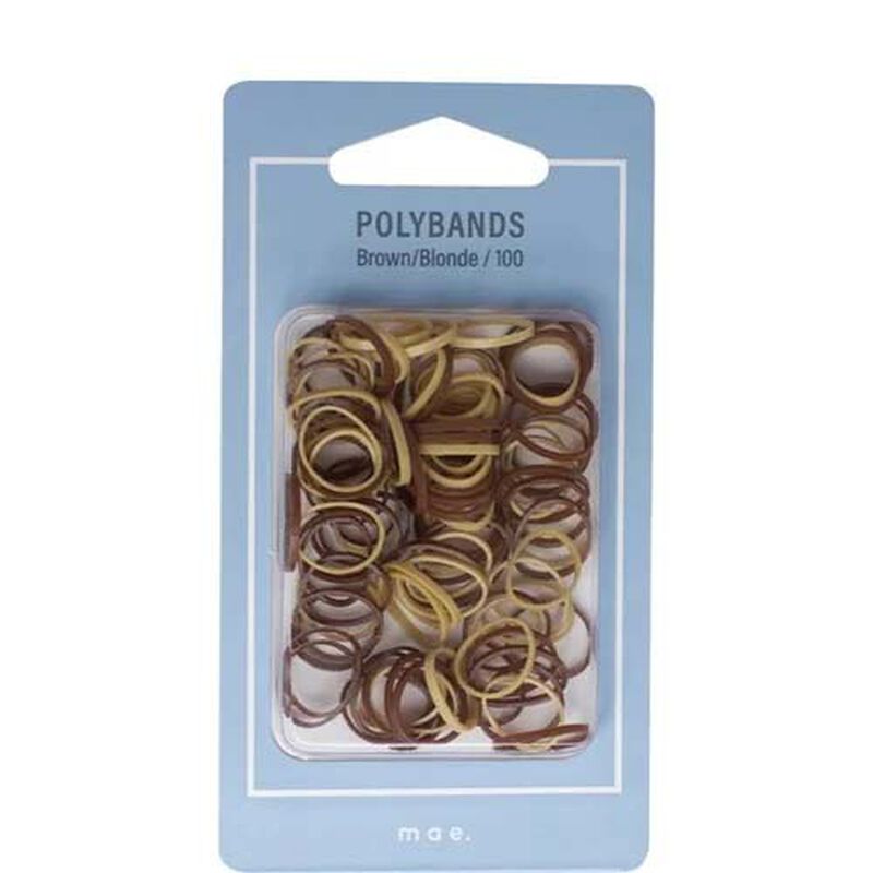 Mae Elastic Polybands Brown/Blonde (100) image number 0