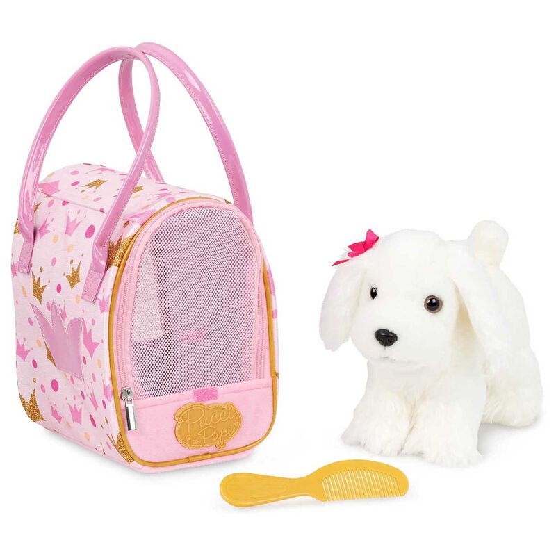 Pucci Pups Cocker Spaniel & Pink Crown Glam Bag image number 0