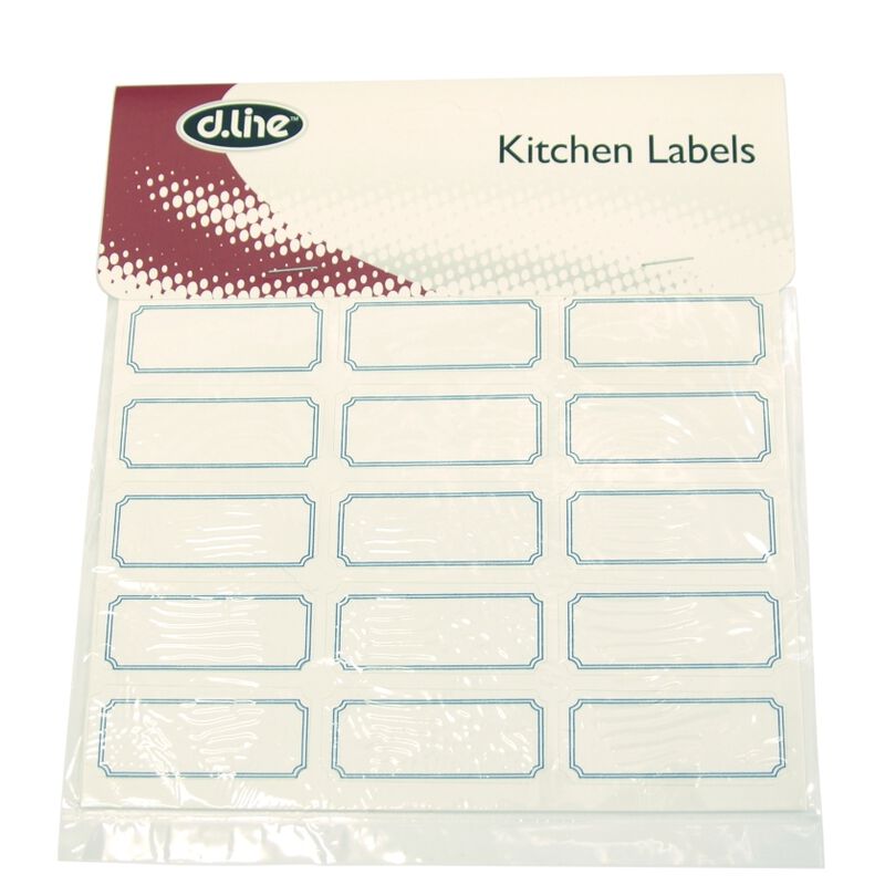 D.Line Blank Labels Packet of 45 image number 0