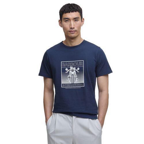 Barbour International Track Graphic T-Shirt