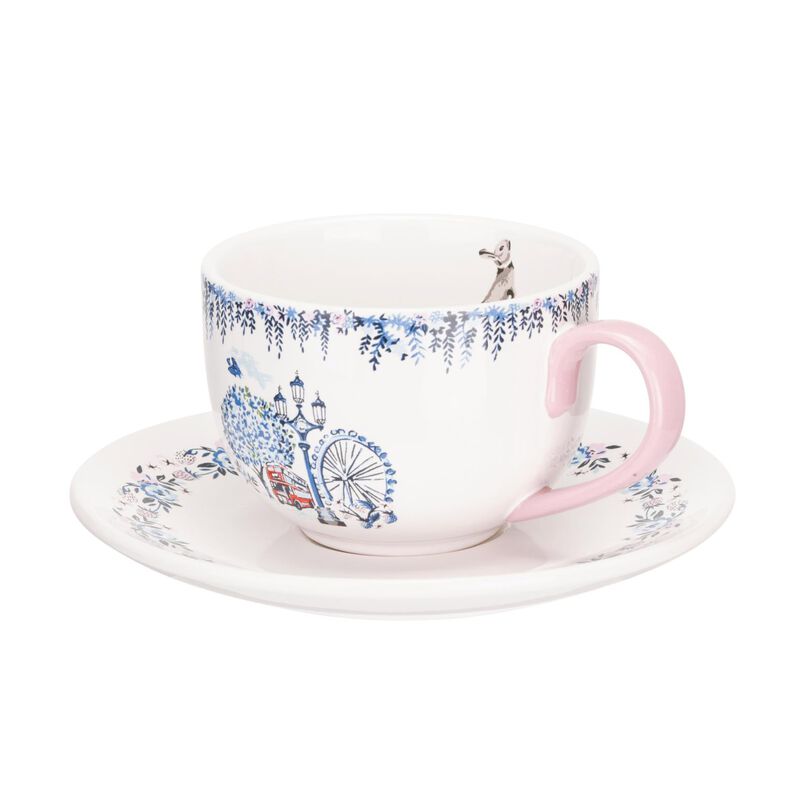 Cath Kidston London Tea Cup & Saucer image number 1