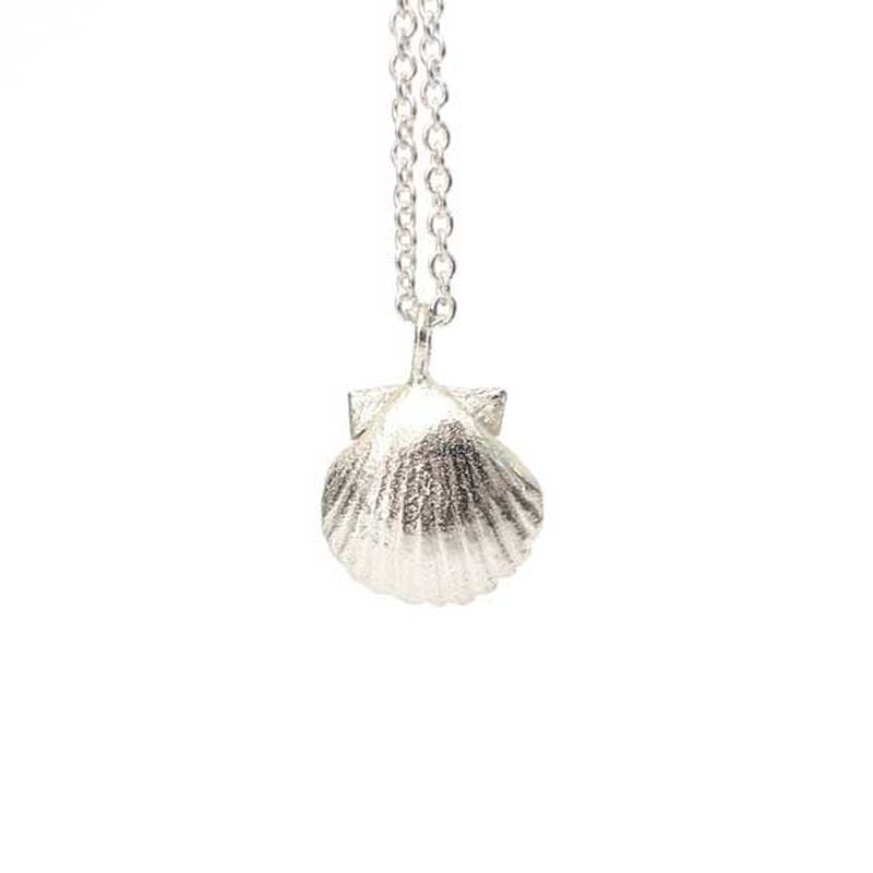 Lilygriffin Jewellery Handpainted Fanshell Necklace 45cm image number 1