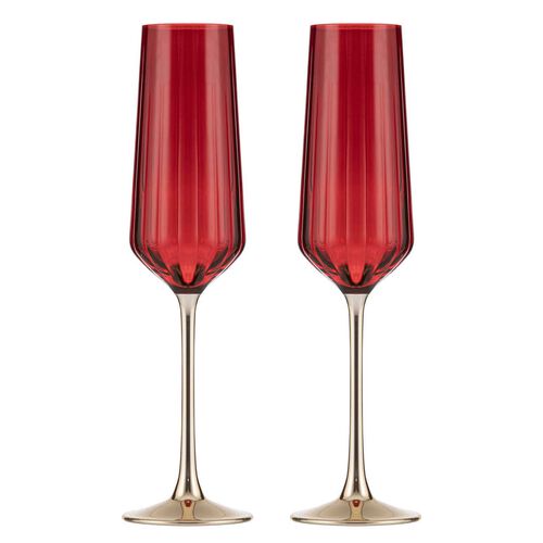 Tempa Valentina Berry 2pk Champagne Glass