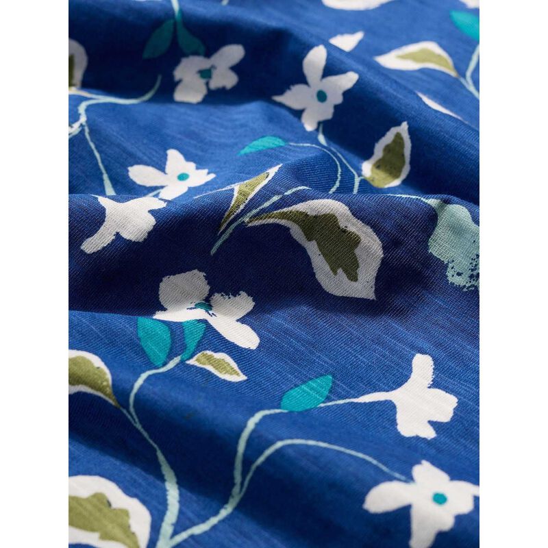 Seasalt Cornwall Bryher View T-Shirt Chalk Flower Sea Skipper image number 3