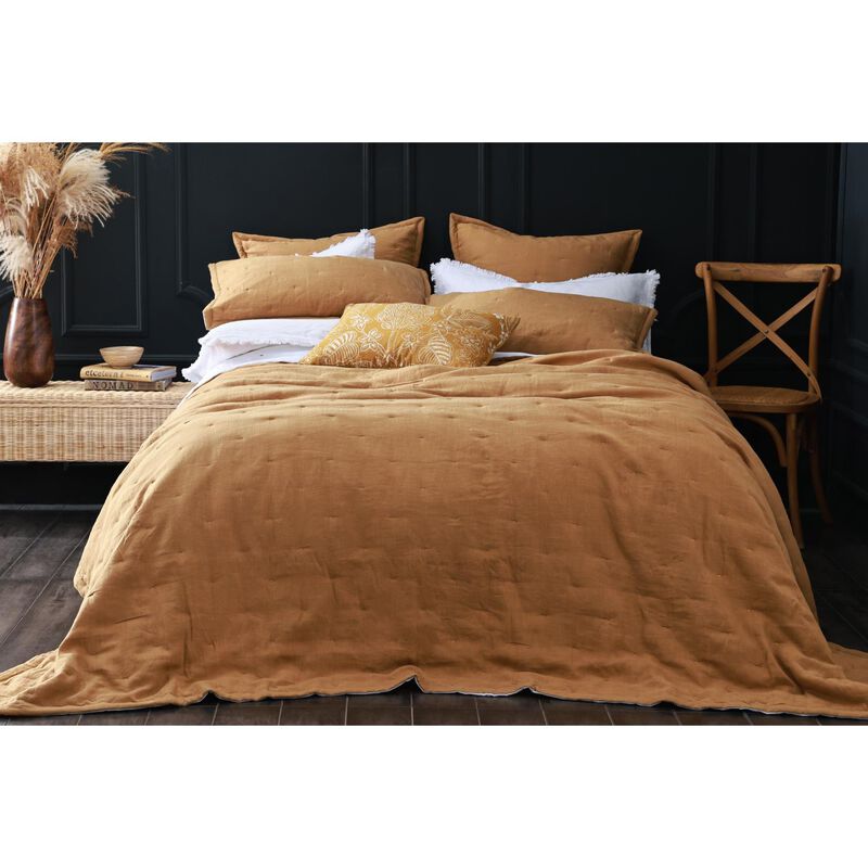 MM Linen Laundered Linen Tassel Euro Set image number 2