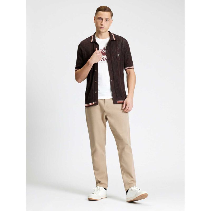 Ben Sherman Open Texture Button Through Shirt image number 3
