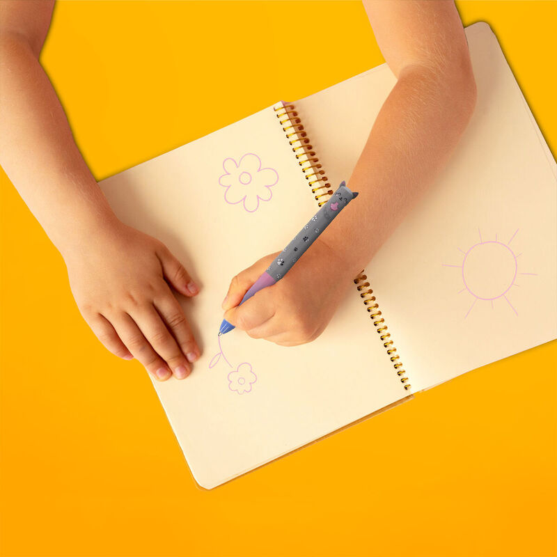 Legami Kitty Click&Clack Two-Colour Ballpoint Pen image number 1