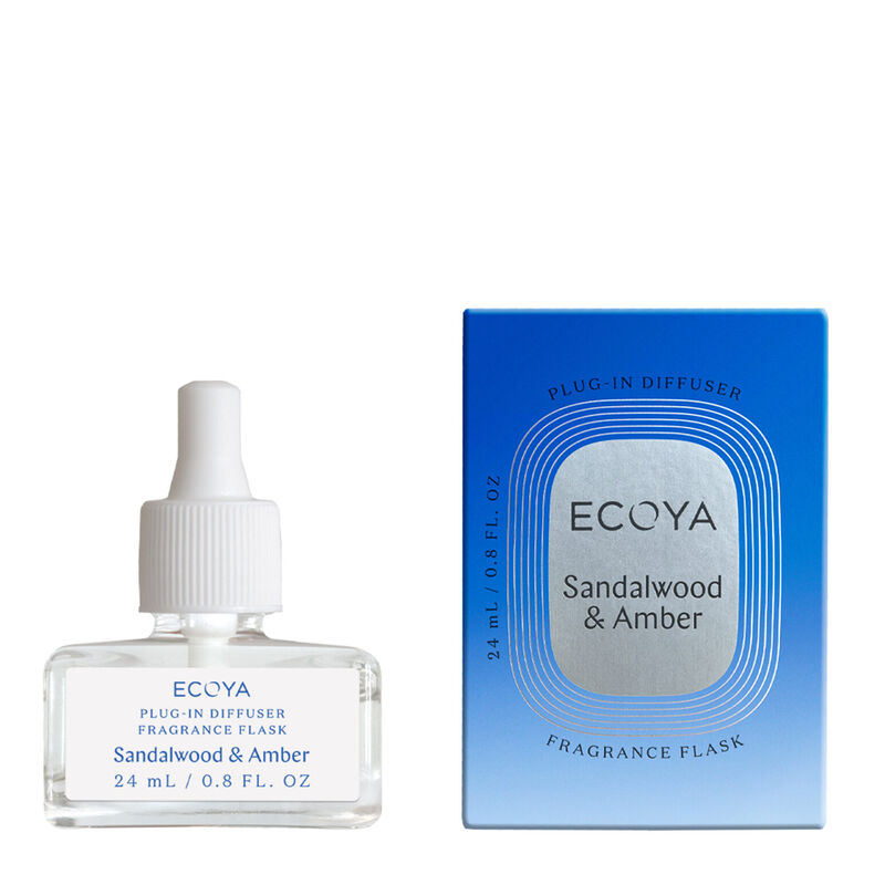 ECOYA Plug-In Diffuser Fragrance Flask 24ml: Sandalwood & Amber image number 0