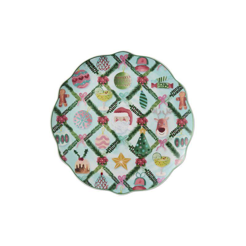 Maxwell & Williams Tis The Season Footed Cake Stand 30cm Gift Boxed image number 1