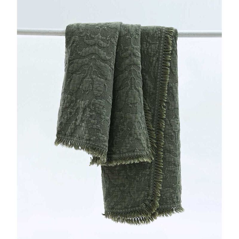 MM Linen Mayen Throw 150x200 - Olive image number 1