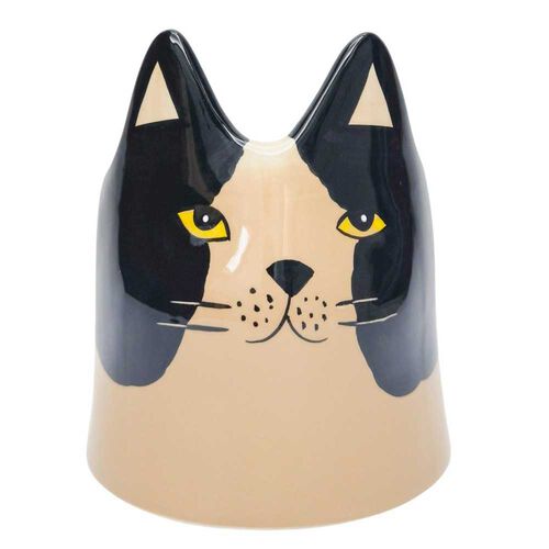 Urban Products Bailey Cat Planter Black & White 14cm