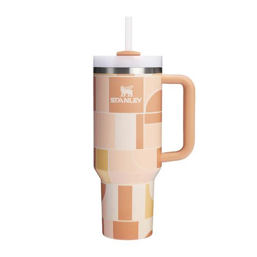 Stanley The Quencher H2.0 Flowstate™ Tumbler 40oz Apricot Court Duo