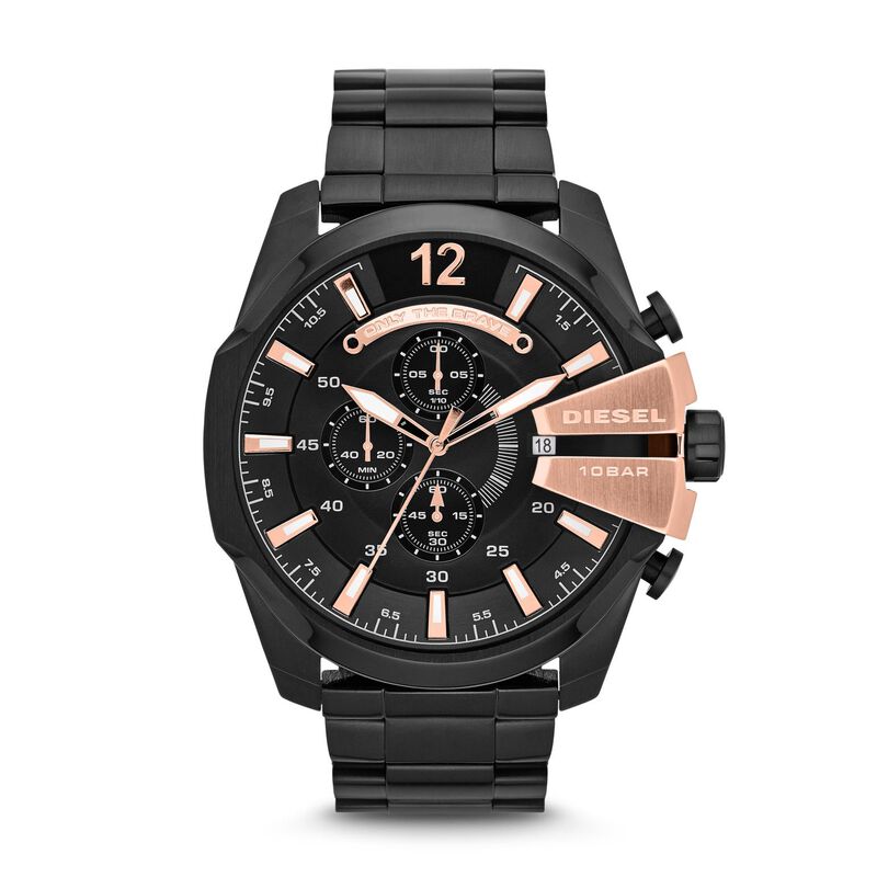 Diesel Mega Chief Black Chronograph Watch DZ4309 image number 0