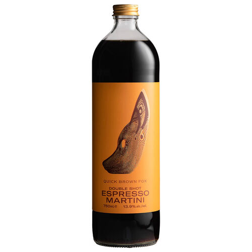 Quick Brown Fox Double Shot Espresso Martini 13.9% 750ml