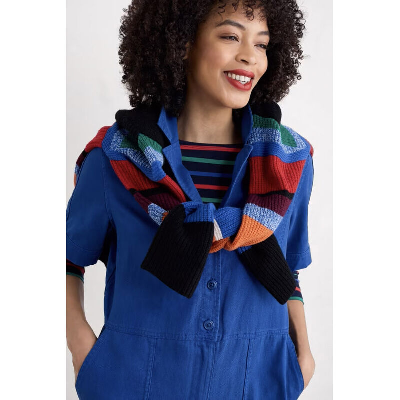 Seasalt Cornwall Clear Water Jumpsuit Ink image number 3