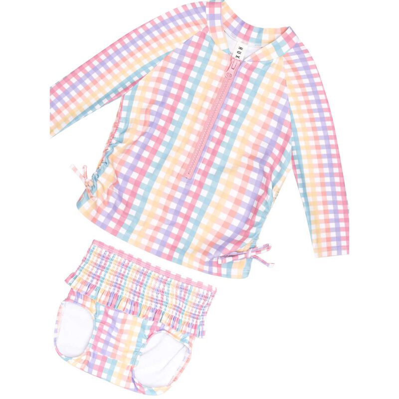 Huxbaby Check 2Pc Swim Set 6M-2Y image number 2