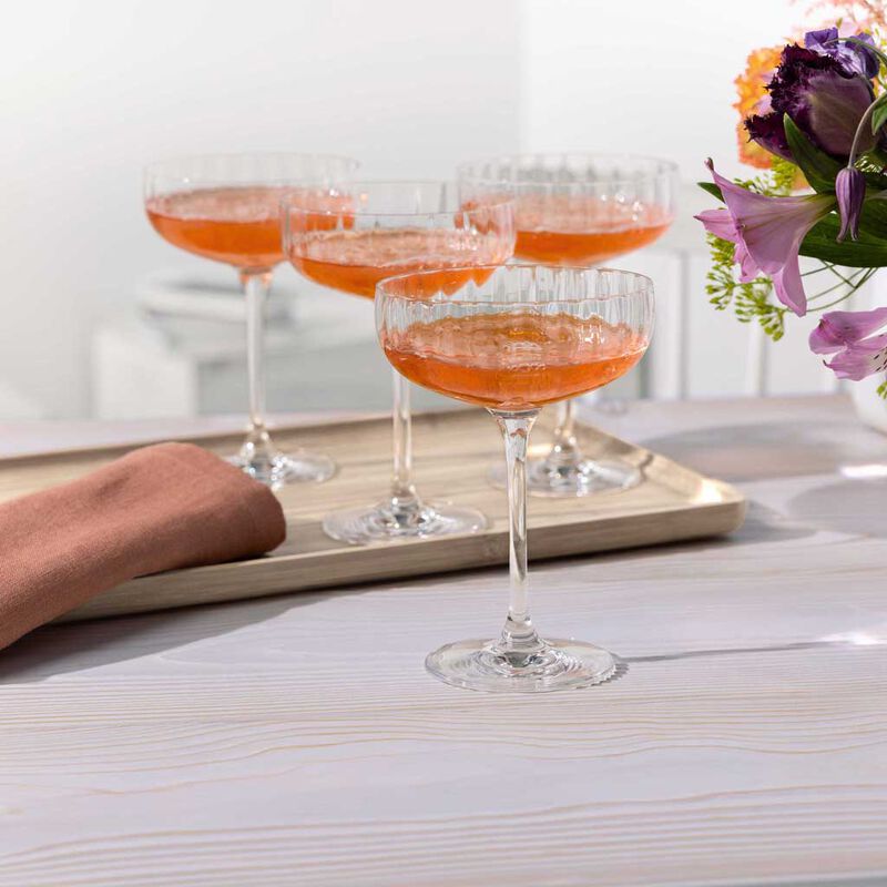 Villeroy & Boch Rose Garden Sparkling Wine/Champagne Coupe Set, 4Pcs image number 1