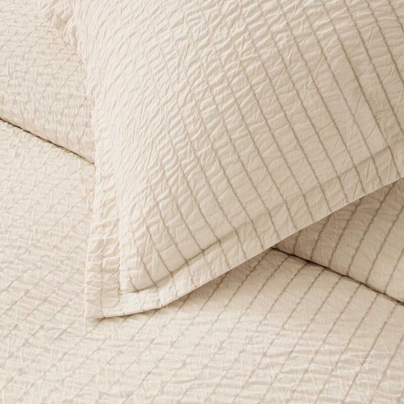 West Elm Seaside Stripe Duvet Cover image number 1