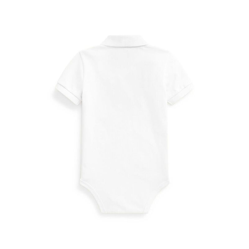 Polo Ralph Lauren Cotton Mesh Polo Bodysuit 3M-24M image number 1