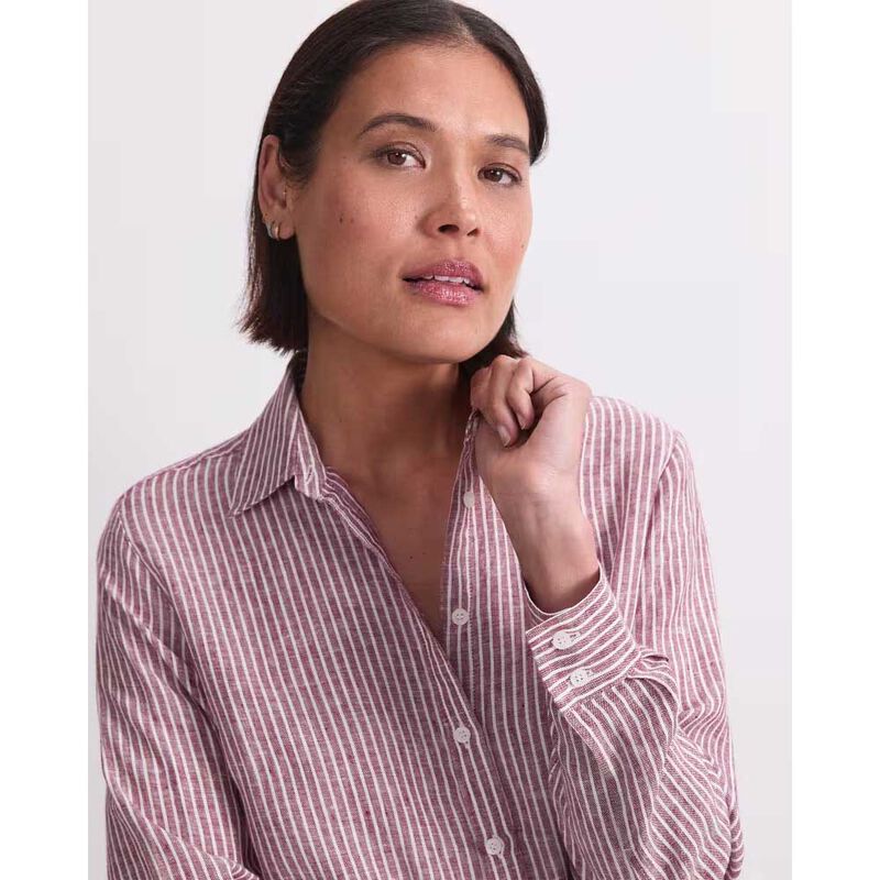 Sportscraft Dahlia Stripe Linen Shirt image number 6