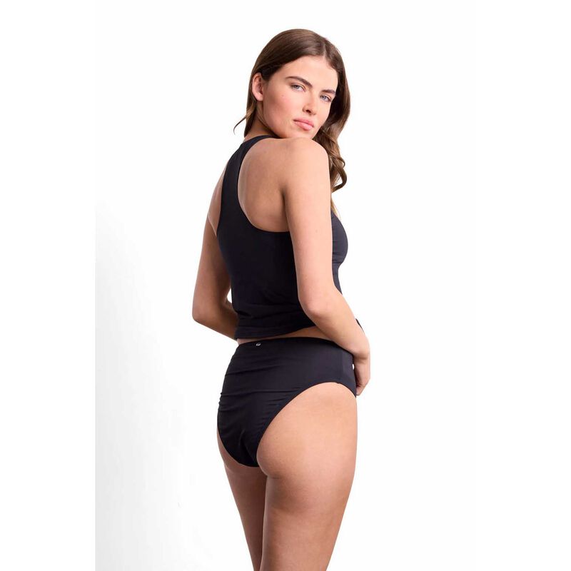 Sunseeker Basix High Neck Mast Singlet - Black image number 1