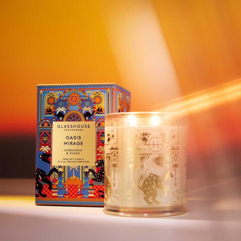Glasshouse Fragrances Oasis Mirage Soy Candle 380g image number 1