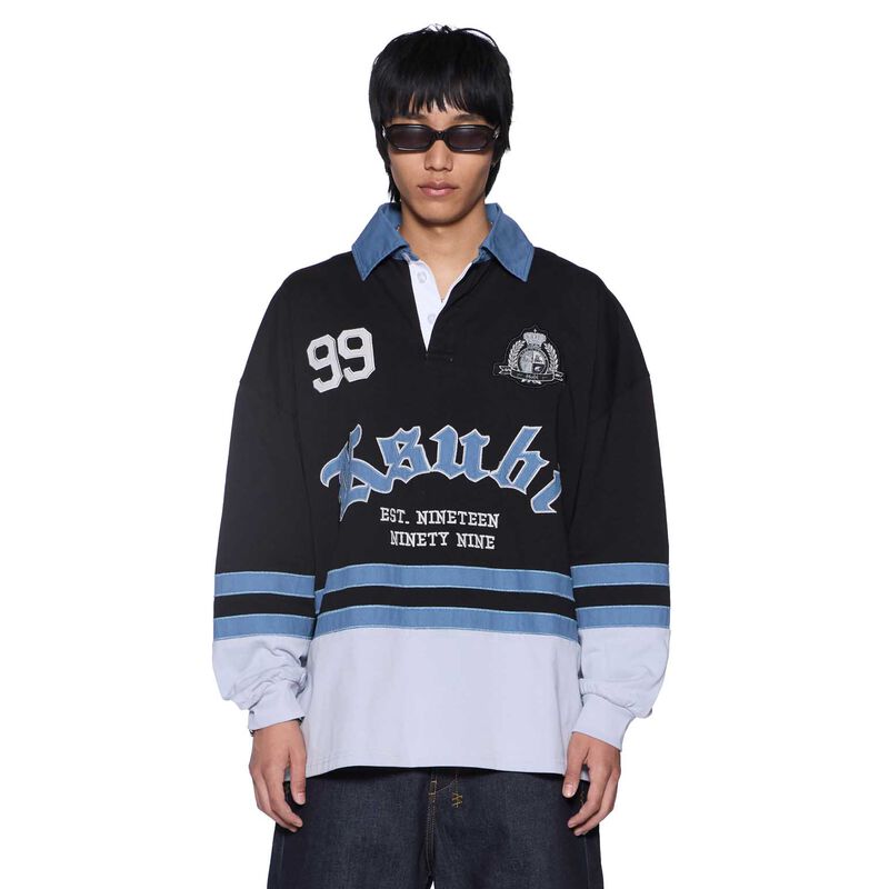 Ksubi Idol Ls Rugby Faded Black image number 0