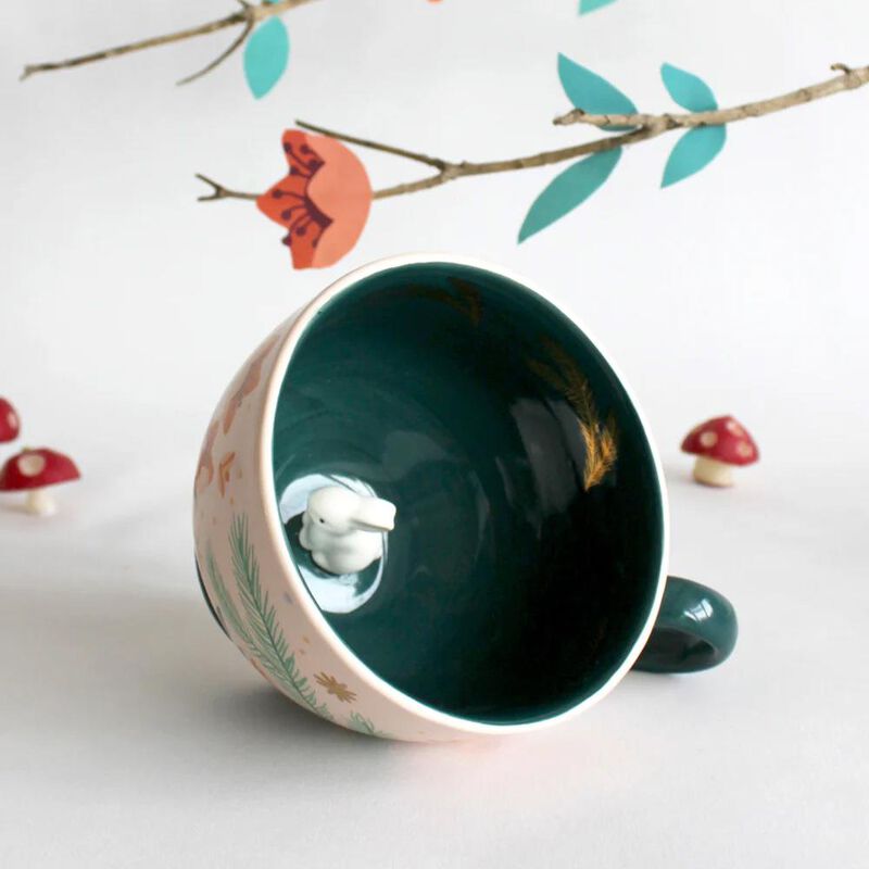 House Of Disaster Secret  Garden Rabbit Cup image number 2