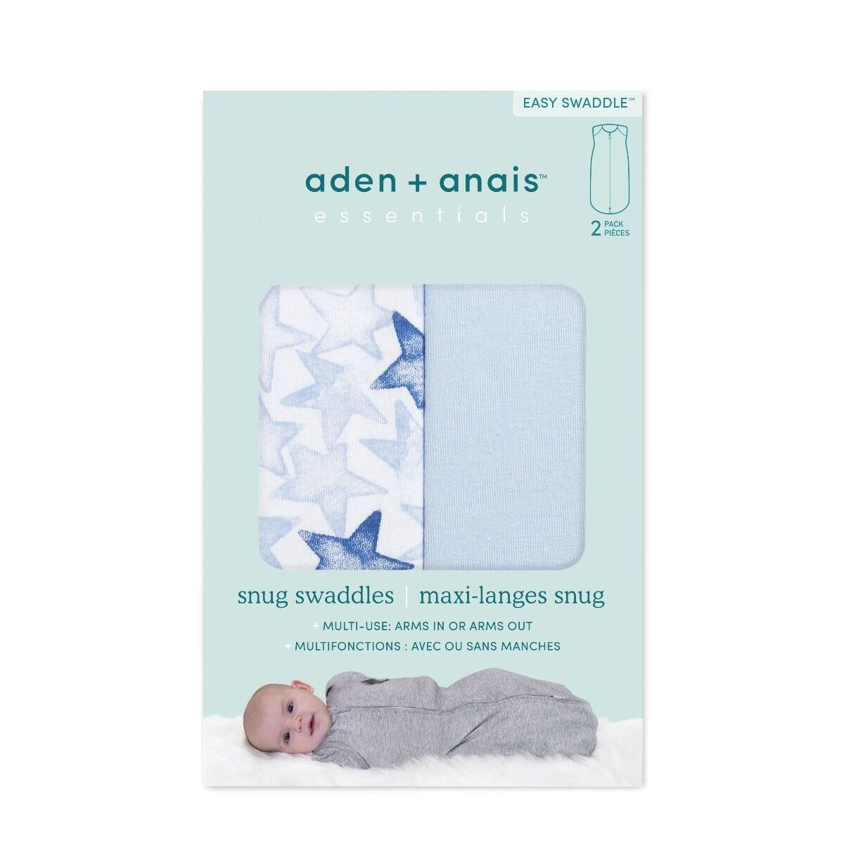 Aden Anais Twinkling Stars Snug Swaddle 0 3 Months Ballantynes Department Store