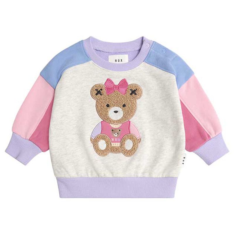 Huxbaby Varsity Huxette Spliced Sweatshirt 3M-2Y image number 0