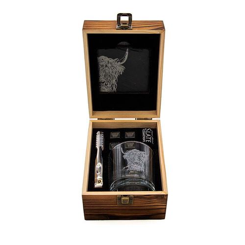 Selbrae House Drinks Set - Highland Cow