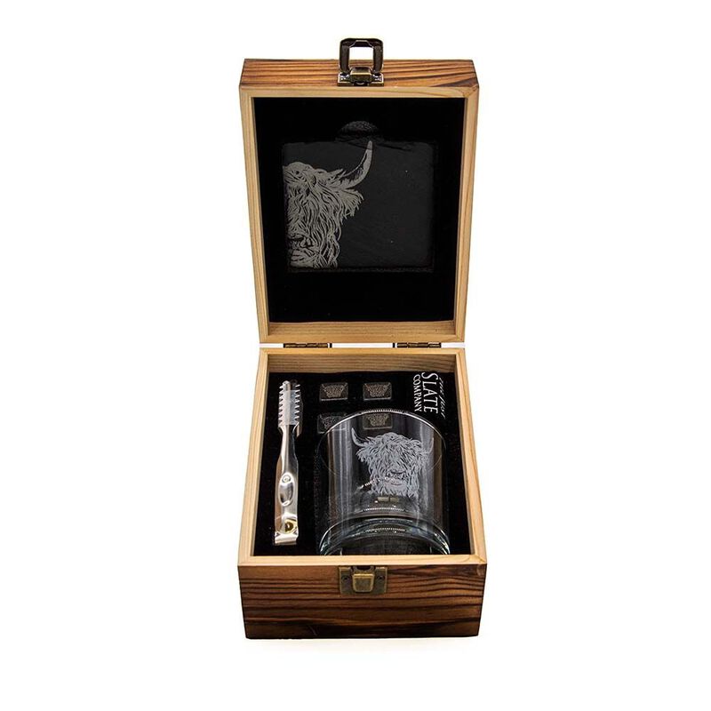Selbrae House Drinks Set - Highland Cow image number 0